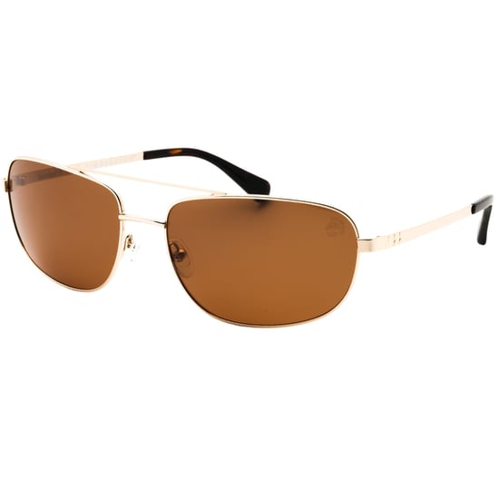 Gafas De Sol Timberland Color Marrón Con Lentes Polarizadas Y Detalles Dorados - Image 2