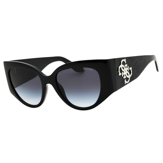 Gafas De Sol Ovaladas Negras Brillantes De Guess - Image 2