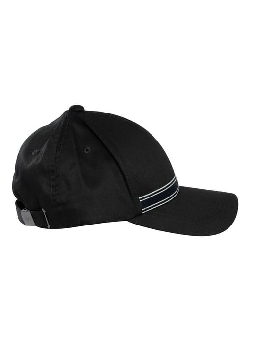 Emporio Armani Gorra Con Franja De Marca, Negro - Image 4