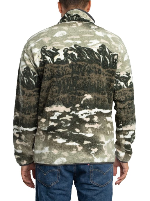 Columbia Polar Con Medio Broche De Presión Estampado Helvetia II, Verde - Image 3