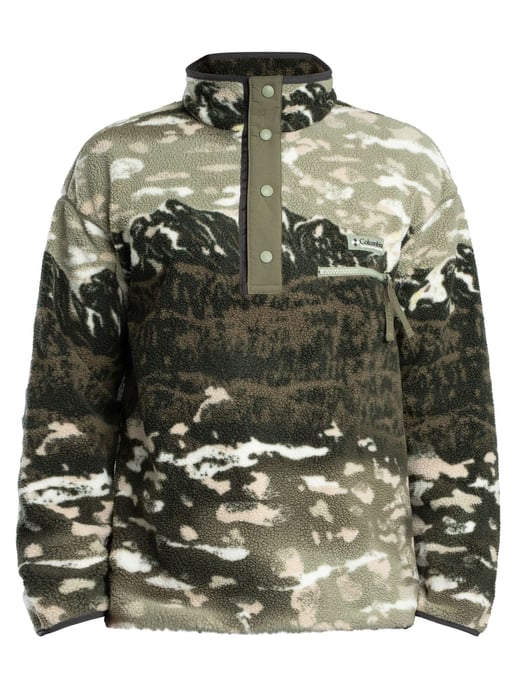 Columbia Polar Con Medio Broche De Presión Estampado Helvetia II, Verde - Image 5