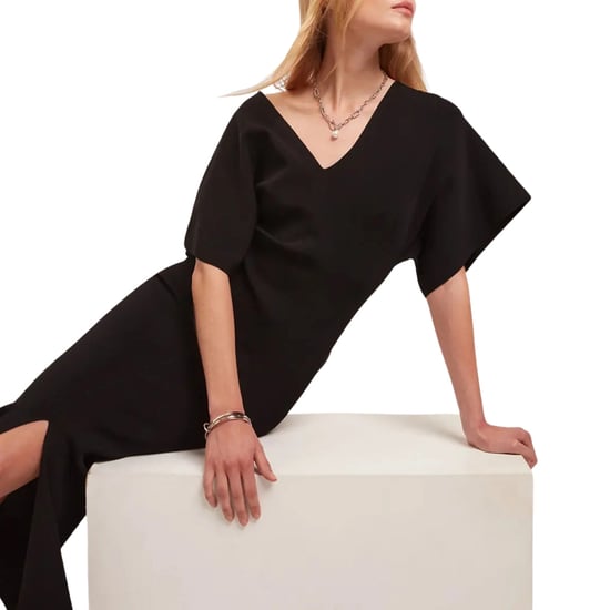 Vestido Midi Negro De Punto Con Escote En V Rebecca De Ted Baker - Image 5