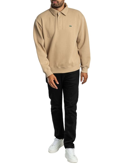 Lacoste Polo De Manga Larga Con Logotipo, Beige - Image 5