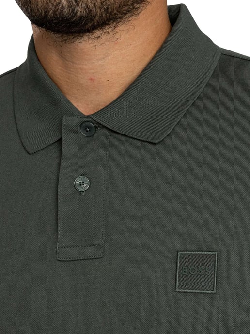 BOSS Polo De Manga Larga Passerby, Verde - Image 4