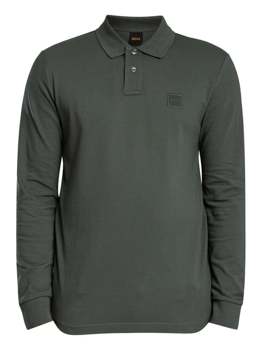 BOSS Polo De Manga Larga Passerby, Verde - Image 5