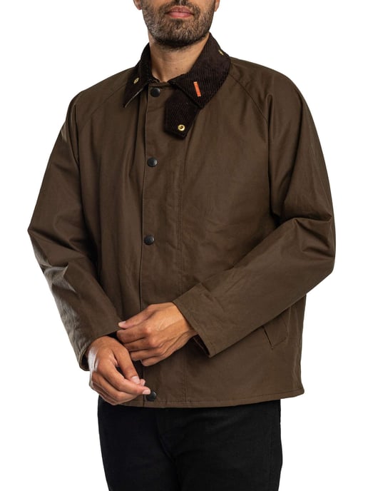 Barbour Chaqueta Encerada Icons Transport, Marrón - Image 1