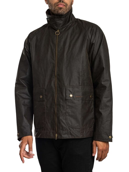 Barbour Chaqueta Corta De Cera Bedale, Verde - Image 3