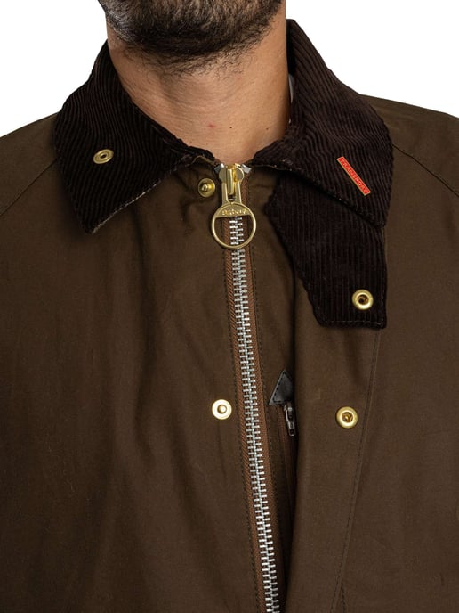Barbour Chaqueta Encerada Icons Transport, Marrón - Image 4