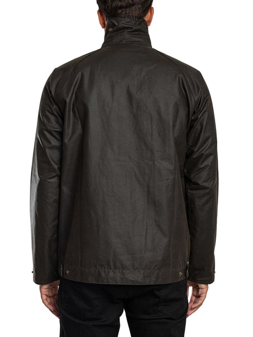 Barbour Chaqueta Corta De Cera Bedale, Verde - Image 5