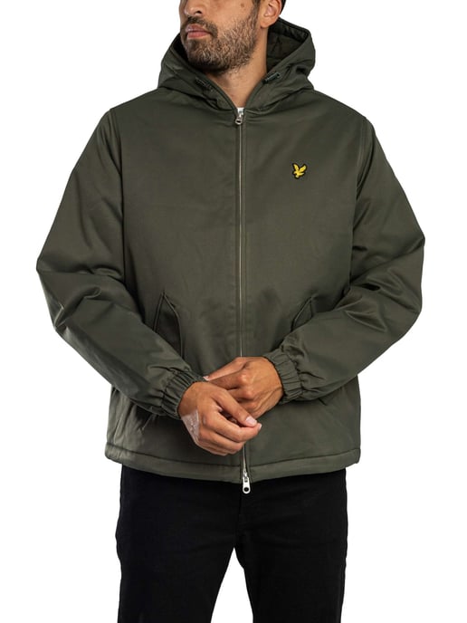 Lyle & Scott Chaqueta Acolchada Con Capucha Y Cremallera, Verde - Image 2