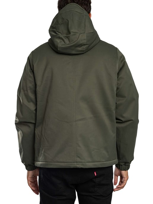 Lyle & Scott Chaqueta Acolchada Con Capucha Y Cremallera, Verde - Image 3