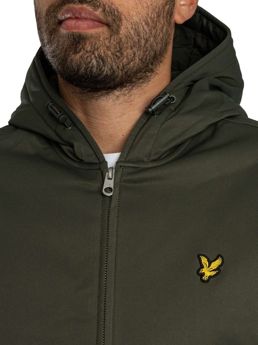 Lyle & Scott Chaqueta Acolchada Con Capucha Y Cremallera, Verde - Image 5