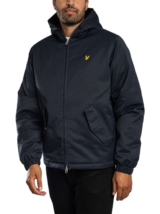 Lyle & Scott Chaqueta Acolchada Con Capucha Y Cremallera, Azul - Image 1
