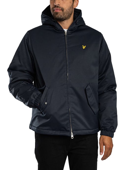 Lyle & Scott Chaqueta Acolchada Con Capucha Y Cremallera, Azul - Image 2