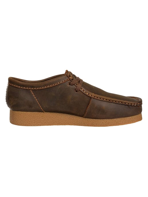 Clarks Zapatos De Cuero Wallabee EVO, Marrón - Image 3