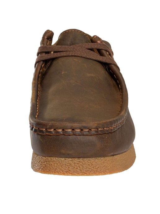 Clarks Zapatos De Cuero Wallabee EVO, Marrón - Image 4