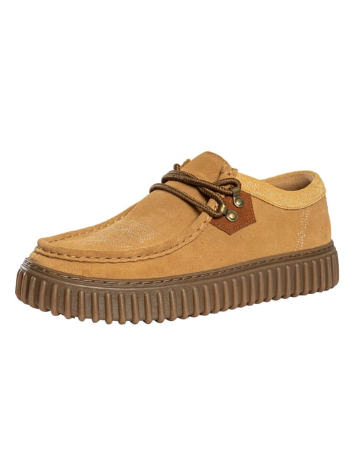 Clarks Zapatos Torhill Lo De Gamuza, Marrón - Image 1