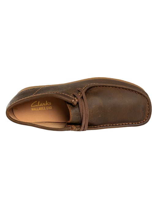 Clarks Zapatos De Cuero Wallabee EVO, Marrón - Image 6