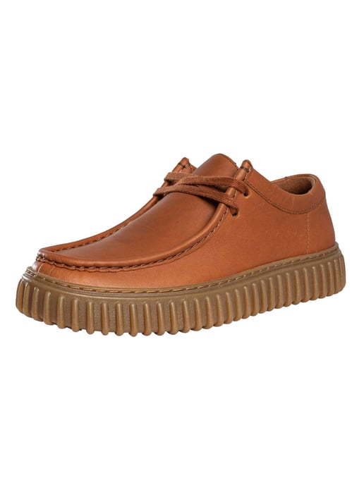 Clarks Zapatos De Cuero Torhill Lo, Marrón - Image 1