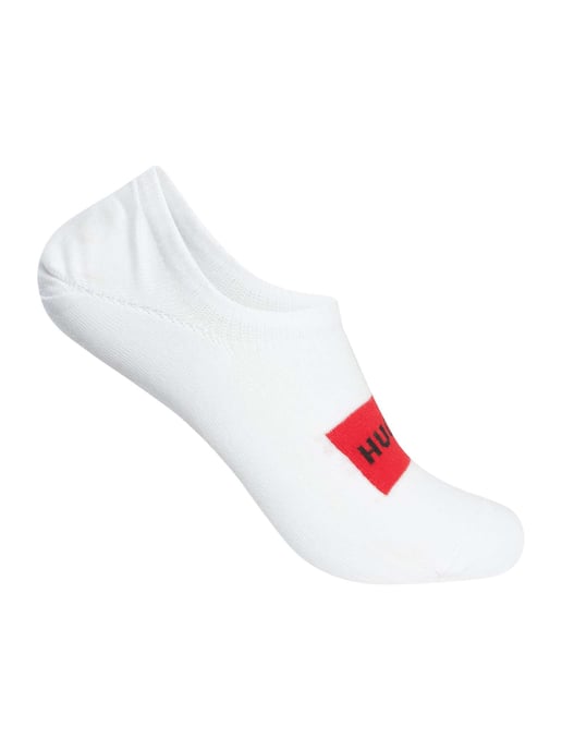 HUGO Paquete De 3 Pares De Calcetines Bajos Con Etiqueta, Blanco - Image 2