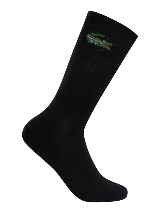 Lacoste Pack De 3 Pares De Calcetines, Negro - Image 2