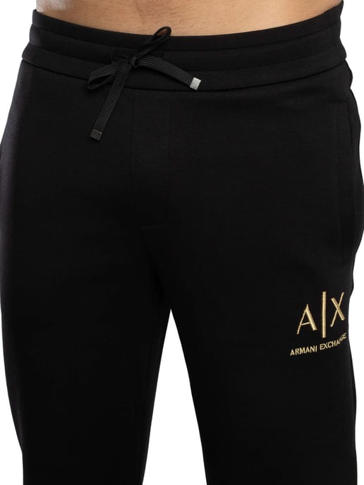 Armani Exchange Joggers De Logotipo, Negro - Image 5