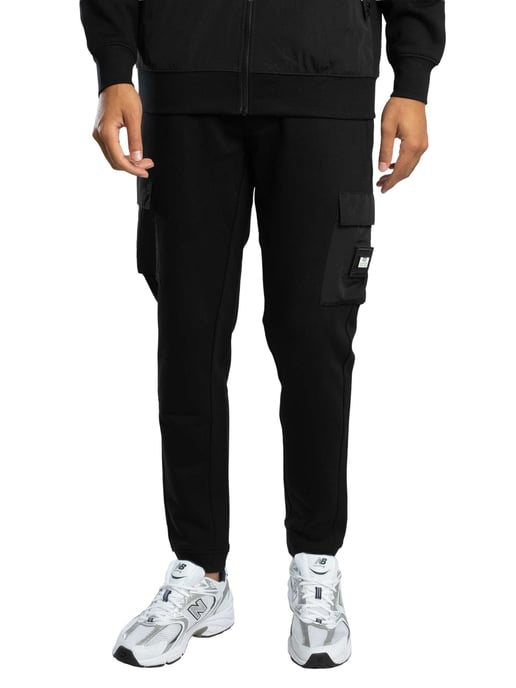 Weekend Offender Pantalones Deportivos Cargo Lippi, Negro - Image 1