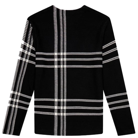 Suéter De Tartán Negro Fred Perry - Image 2