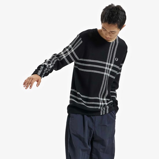 Suéter De Tartán Negro Fred Perry - Image 4