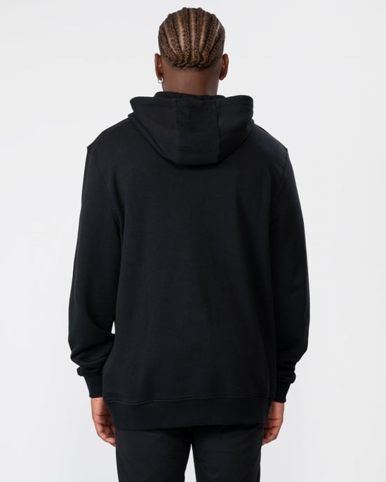 Sudadera Con Capucha Y Cremallera En Negro Azabache Con Águila Tonal De Lyle & Scott - Image 4