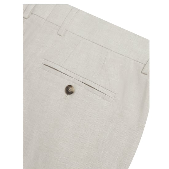 Pantalones Cortos De Lino Elástico Color Piedra De Ted Baker Kelley - Image 6
