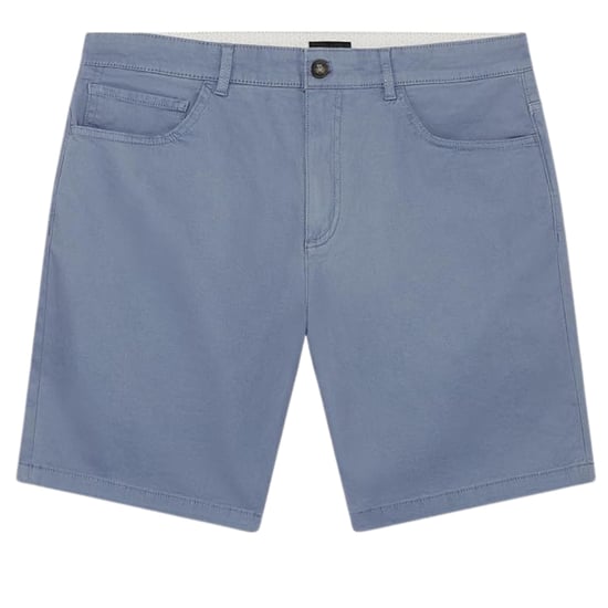 Pantalones Cortos Ted Baker Bactonn De Cinco Bolsillos, Color Azul Medio - Image 1
