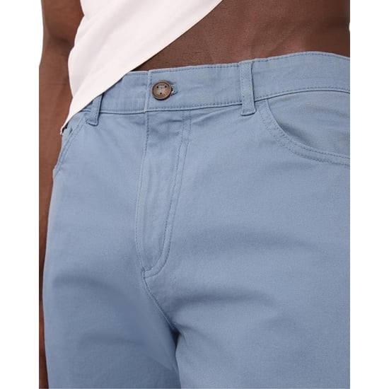 Pantalones Cortos Ted Baker Bactonn De Cinco Bolsillos, Color Azul Medio - Image 4