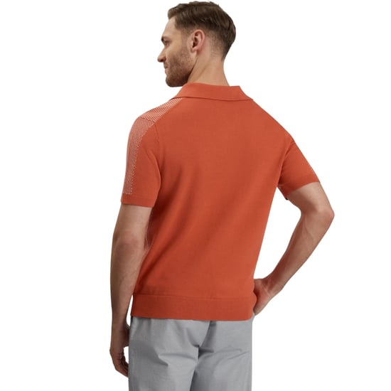 Polo De Punto Rojo Ted Baker Gregry Small Stitch - Image 3