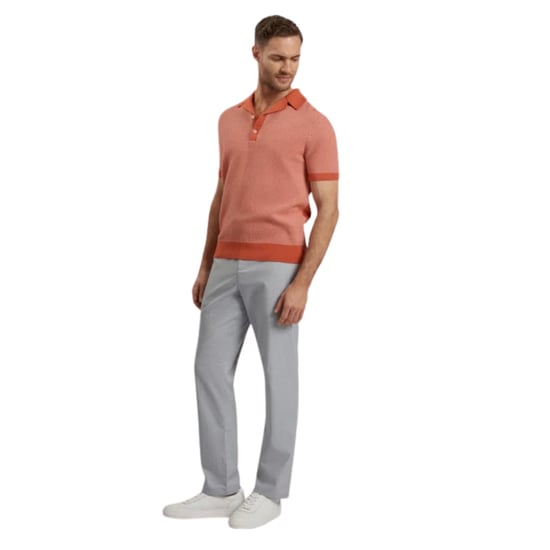 Polo De Punto Rojo Ted Baker Gregry Small Stitch - Image 5
