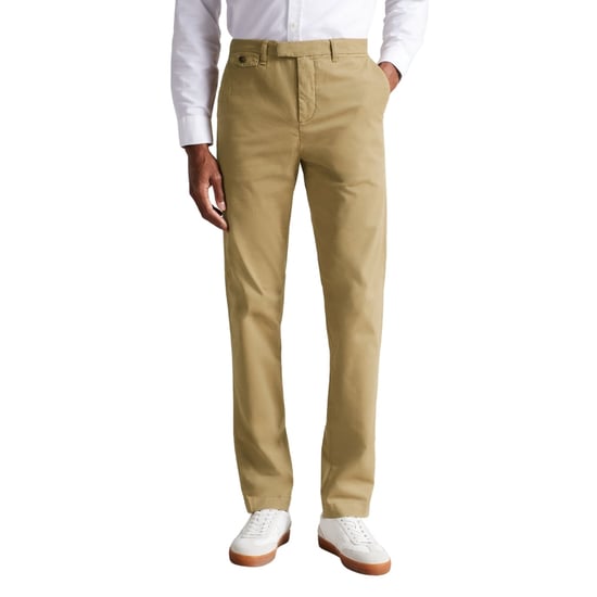 Pantalones Elegantes Color Camel De Corte Ajustado Genay De Ted Baker - Image 2