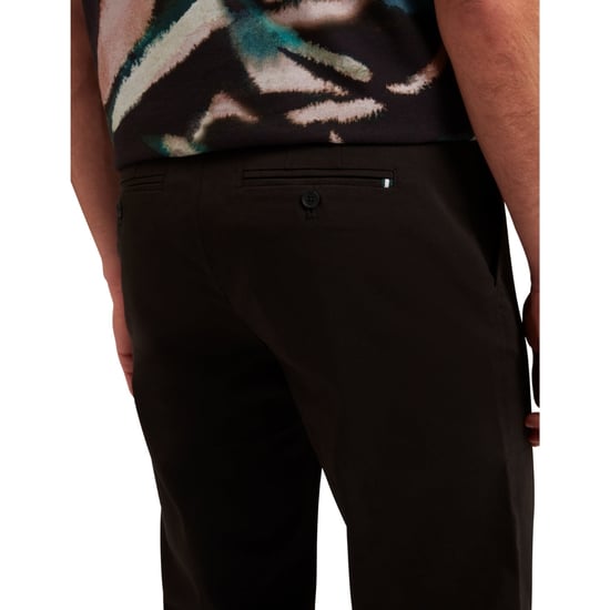 Pantalón Chino Negro De Corte Regular Ted Baker Bernads - Image 5