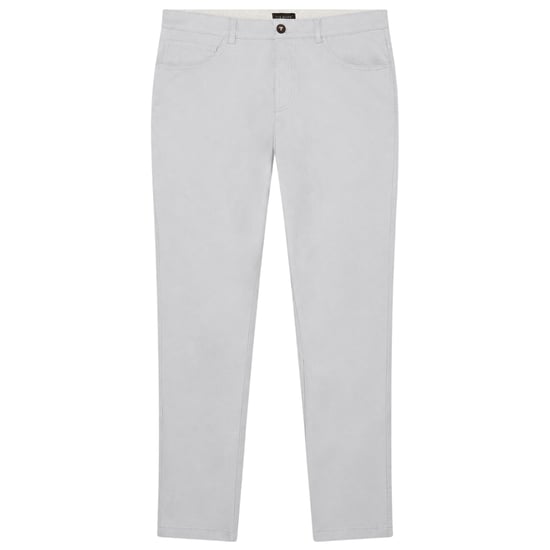 Pantalones Ted Baker Chapell De 5 Bolsillos, Color Gris Claro - Image 1