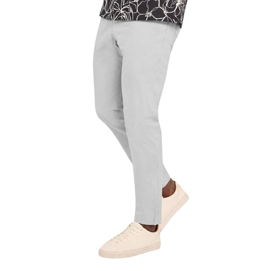 Pantalones Ted Baker Chapell De 5 Bolsillos, Color Gris Claro - Image 3