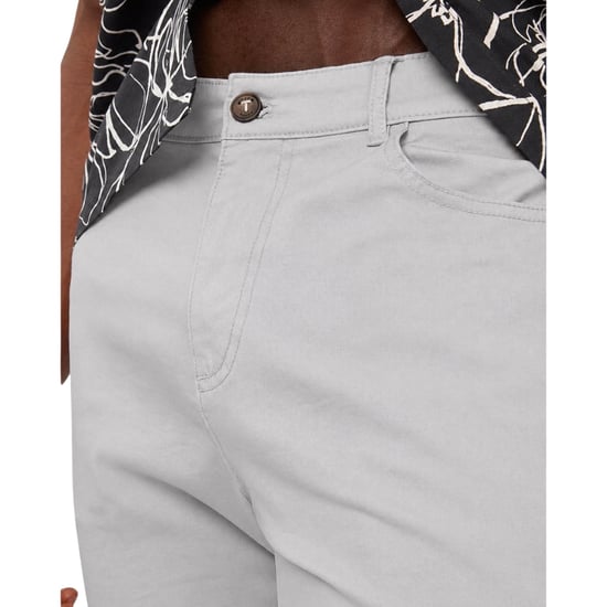 Pantalones Ted Baker Chapell De 5 Bolsillos, Color Gris Claro - Image 5