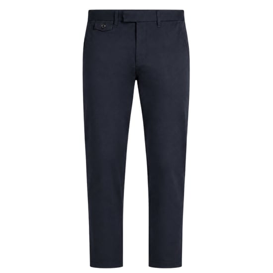 Pantalones Elegantes Azul Marino De Corte Ajustado Genay De Ted Baker - Image 1