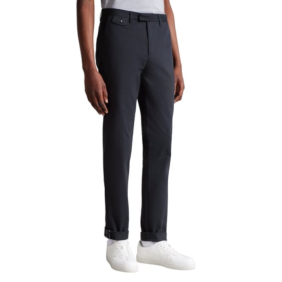 Pantalones Elegantes Azul Marino De Corte Ajustado Genay De Ted Baker - Image 4