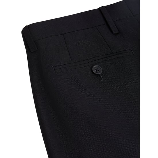 Pantalones Negros De Mezcla De Lana Ligera Ted Baker Selwynt - Image 5