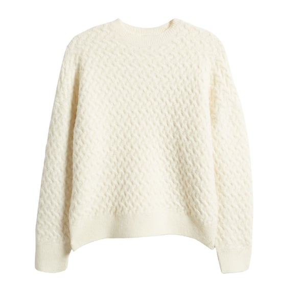Jersey De Cuello Redondo Ted Baker Morlea De Punto Trenzado Horizontal Color Marfil - Image 1