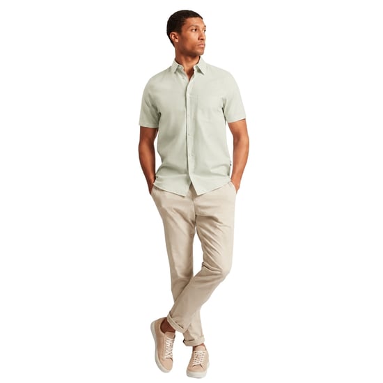 Camisa De Lino Verde Pálido Palomas De Ted Baker - Image 5