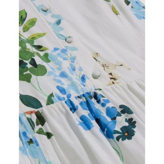Vestido Midi Blanco Sin Mangas Estampado De Algodón Giolia De Ted Baker - Image 5