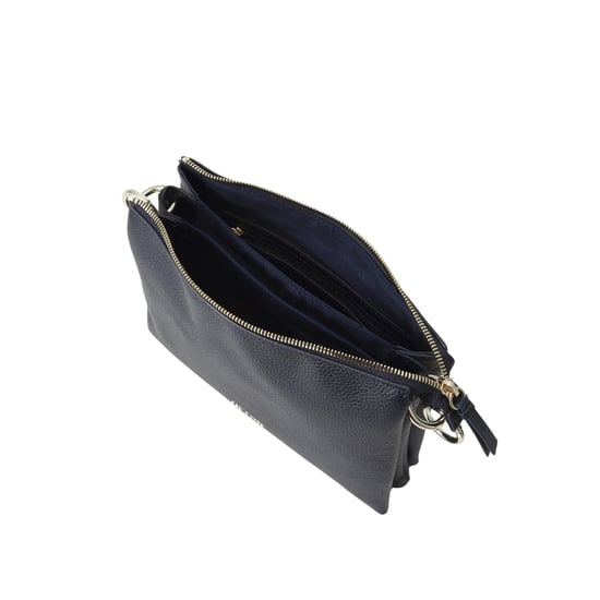 Bolso Bandolera Azul Oscuro De Cuero Con Correas De La Marca Ted Baker Darceyy - Image 4