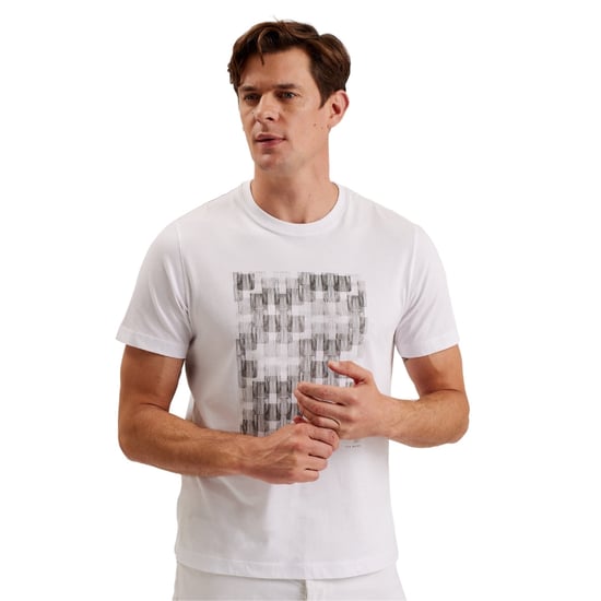 Camiseta Blanca Estampada Ted Baker Tessman Box - Image 3