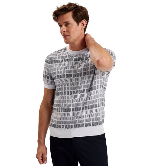 Camiseta Blanca De Jacquard Regular Ted Baker Srevel - Image 2