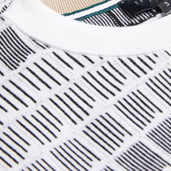 Camiseta Blanca De Jacquard Regular Ted Baker Srevel - Image 4